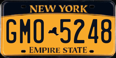 NY license plate GMO5248