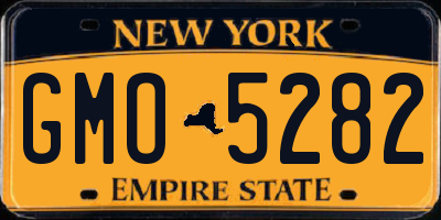 NY license plate GMO5282