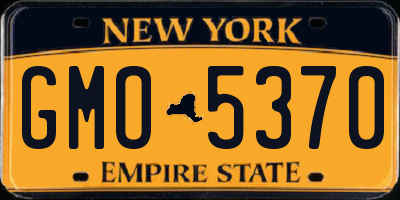 NY license plate GMO5370