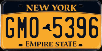 NY license plate GMO5396