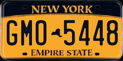 NY license plate GMO5448