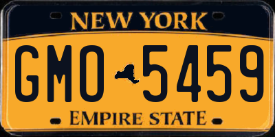 NY license plate GMO5459
