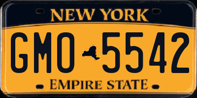 NY license plate GMO5542