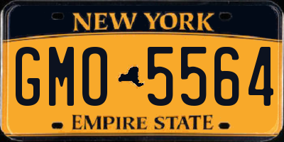 NY license plate GMO5564