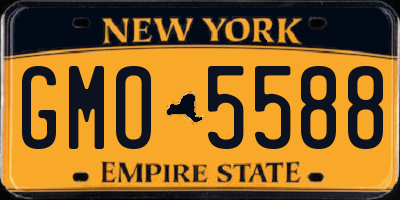 NY license plate GMO5588