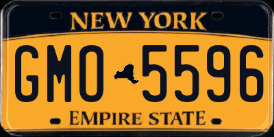 NY license plate GMO5596