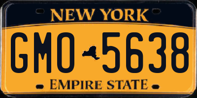 NY license plate GMO5638