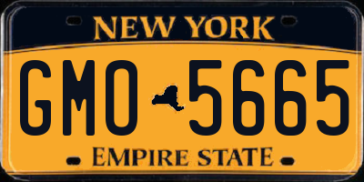 NY license plate GMO5665