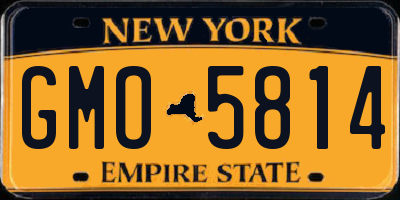 NY license plate GMO5814