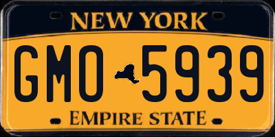 NY license plate GMO5939