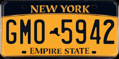 NY license plate GMO5942