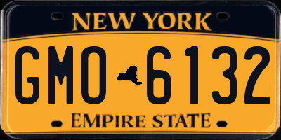 NY license plate GMO6132