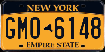 NY license plate GMO6148