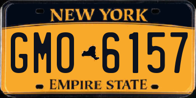 NY license plate GMO6157