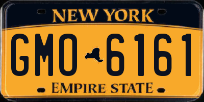 NY license plate GMO6161