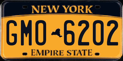 NY license plate GMO6202