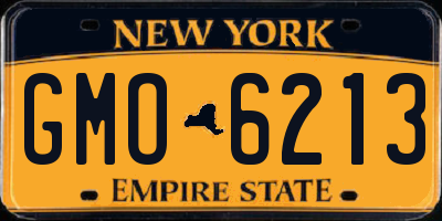 NY license plate GMO6213