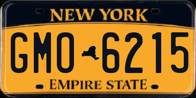 NY license plate GMO6215