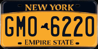 NY license plate GMO6220