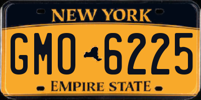 NY license plate GMO6225