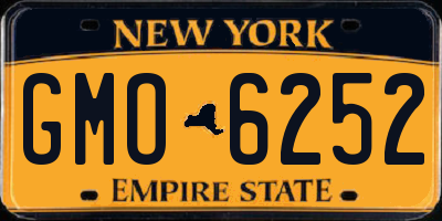 NY license plate GMO6252