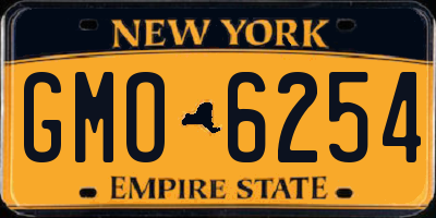 NY license plate GMO6254