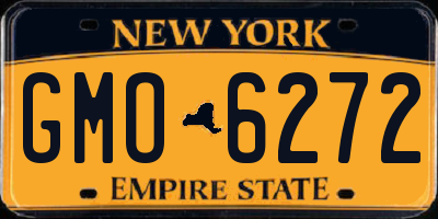 NY license plate GMO6272