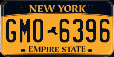NY license plate GMO6396