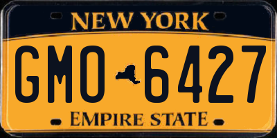 NY license plate GMO6427