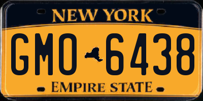 NY license plate GMO6438