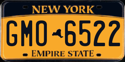 NY license plate GMO6522