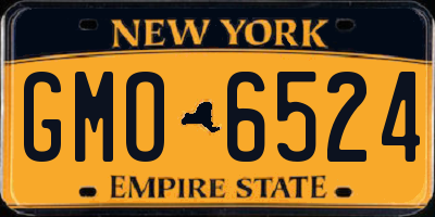 NY license plate GMO6524