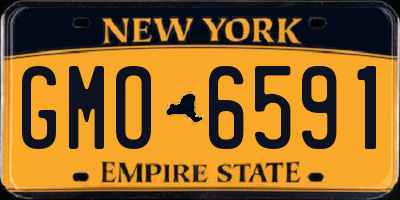 NY license plate GMO6591