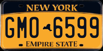 NY license plate GMO6599