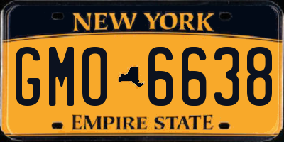 NY license plate GMO6638