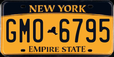 NY license plate GMO6795