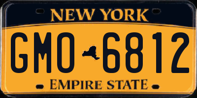 NY license plate GMO6812