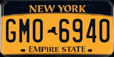 NY license plate GMO6940
