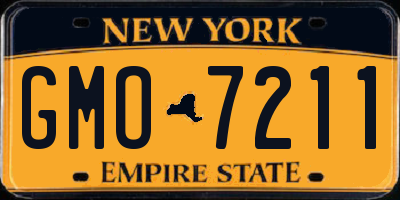 NY license plate GMO7211