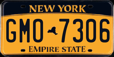 NY license plate GMO7306