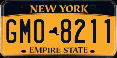 NY license plate GMO8211