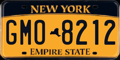 NY license plate GMO8212