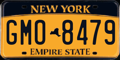 NY license plate GMO8479
