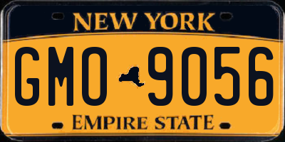 NY license plate GMO9056