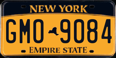NY license plate GMO9084