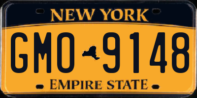 NY license plate GMO9148