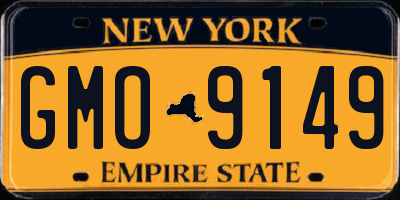 NY license plate GMO9149