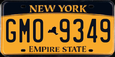 NY license plate GMO9349