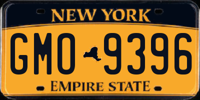 NY license plate GMO9396