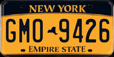 NY license plate GMO9426